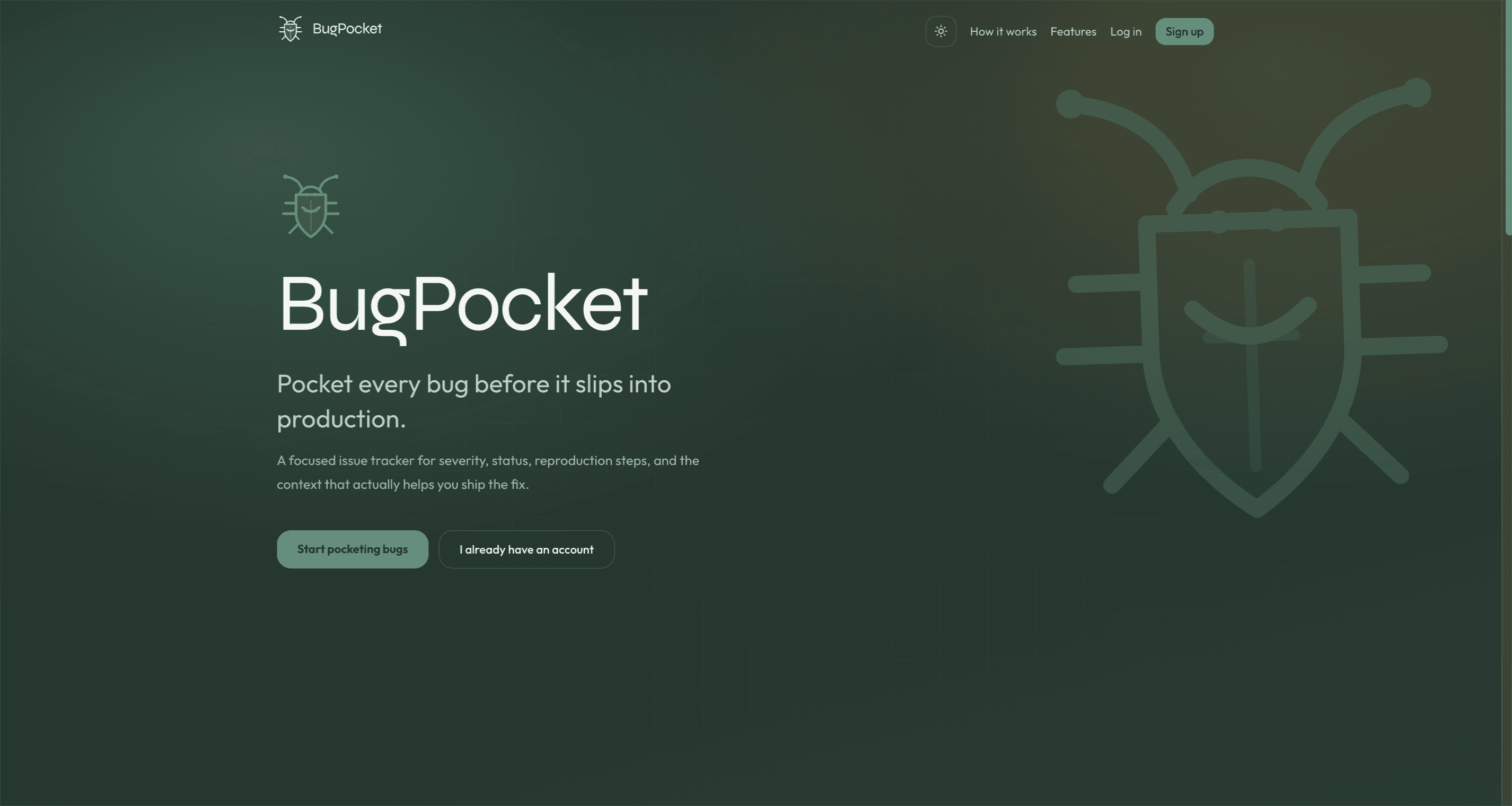 Bug Pocket preview